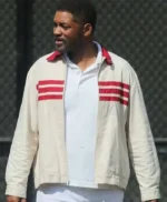 Will Smith King Richard White and Red Jacket