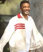 Will Smith King Richard White and Red Jacket