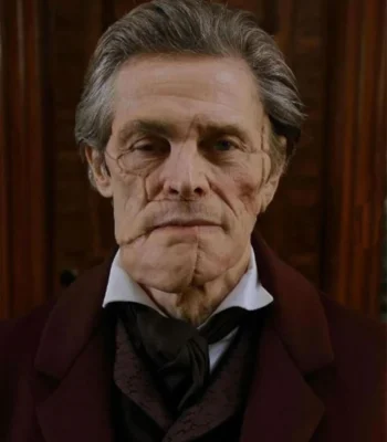 Willem Dafoe Poor Things Long Coat