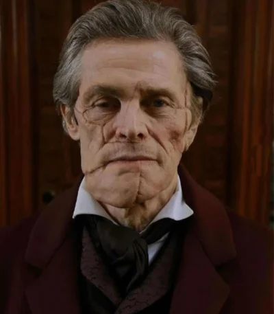 Willem Dafoe Poor Things Long Coat