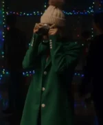 Winnie Carruthers It’s a Wonderful Knife 2023 Green Long Coat