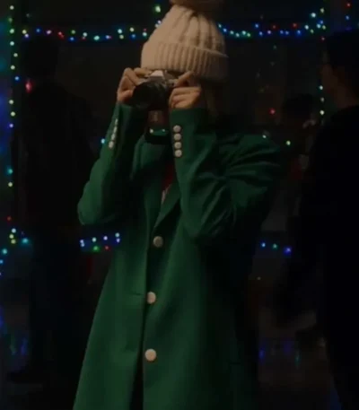 Winnie Carruthers It’s a Wonderful Knife 2023 Green Long Coat