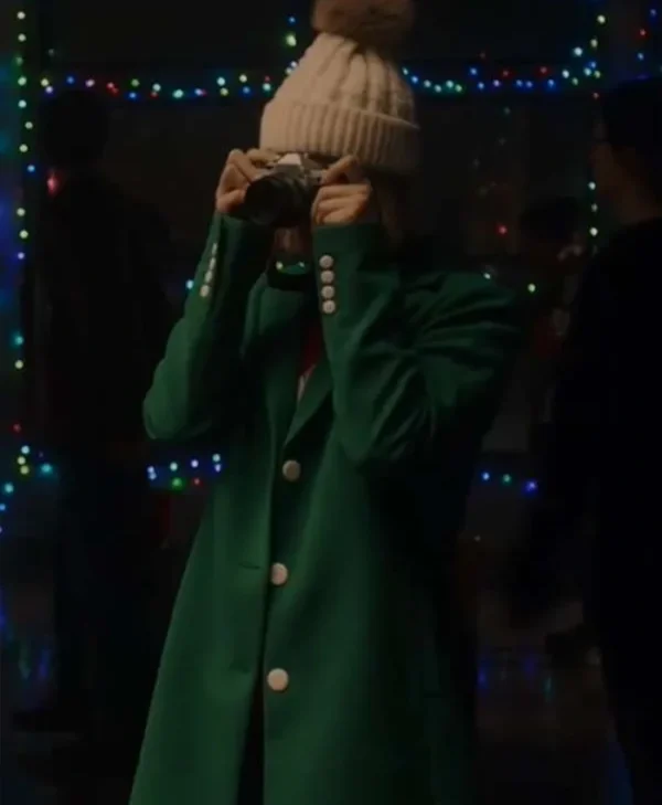 Winnie Carruthers It’s a Wonderful Knife 2023 Green Long Coat