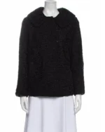 Women Vintage Persian Astrakhan Lamb Fur Winter Jacket