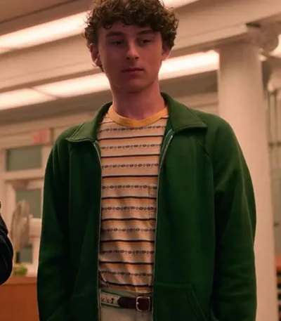 Wyatt Oleff I Am Not Okay With This S01 Green Jacket