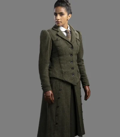 Yasmin Khan Doctor Who S13 Green Coat