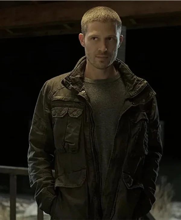 Zach Gilford Midnight Mass Green Jacket