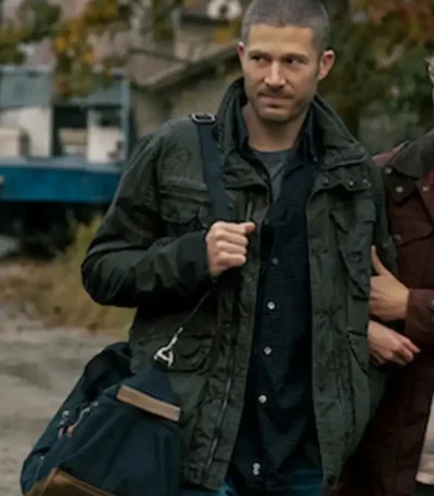 Zach Gilford Midnight Mass Green Jacket