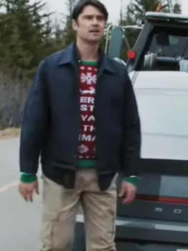 Zack Everything Christmas 2023 Cotton Blue Jacket