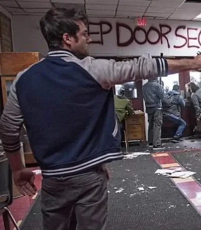 Zack Peladeau Izombie Letterman Bomber Jacket