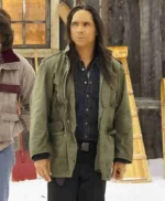 Zahn McClarnon Fargo Hanzee Dent Green Jacket