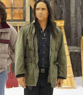 Zahn McClarnon Fargo Hanzee Dent Green Jacket