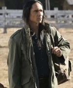 Zahn McClarnon Fargo Hanzee Dent Green Jacket