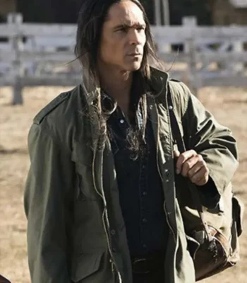 Zahn McClarnon Fargo Hanzee Dent Green Jacket