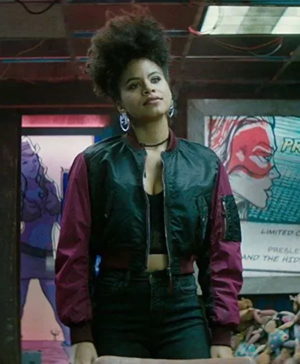 Zazie Beetz Deadpool 2 Domino Jacket