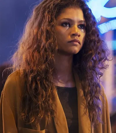 Zendaya Euphoria Rue Bennett Long Trench Coat