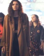 Zendaya Euphoria Rue Bennett Long Trench Coat