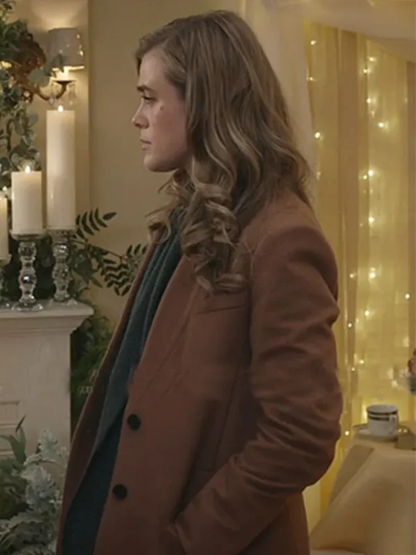 Manifest Michaela Stone Wool Brown Coat