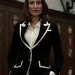 Camille Cot­tin Killing Eve Helene Black Wool Blazer