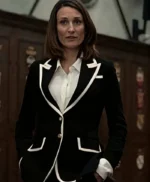 Camille Cot­tin Killing Eve Helene Black Wool Blazer