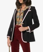 Camille Cot­tin Killing Eve Helene Black Wool Blazer