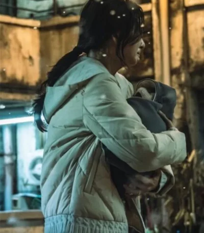 Hellbound Song So‑hyun Down White Jacket