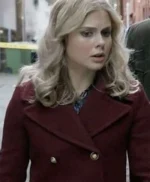 iZombie Rose McIver Maroon Pea Coat