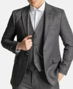 Men’s Grey 3 Piece Thomas Shelby Suit