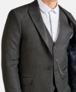 Men’s Grey 3 Piece Thomas Shelby Suit