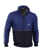 GTA IV Niko Bellic Blue Satin Bomber Jacket