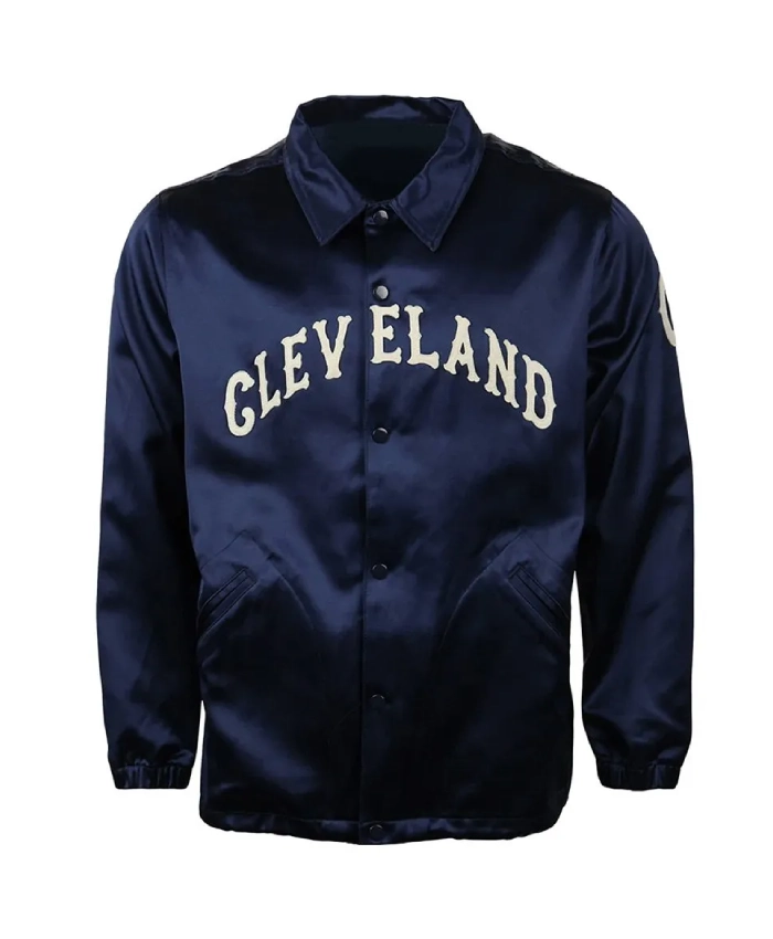 1938 Cleveland Guardians Satin Windbreaker Jacket 1938 Cleveland Guardians Satin Windbreaker Jacket