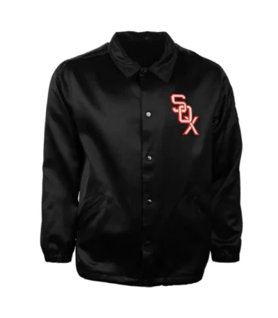 1959 Chicago White Sox Black Satin Windbreaker