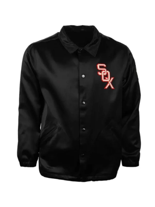 1959 Chicago White Sox Black Satin Windbreaker