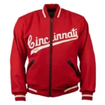 1969 Cincinnati Reds Red Varsity Wool Jacket