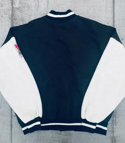 1990’s Chicago Bulls Black And White Varsity Jacket