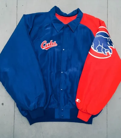 1990s Chicago Cubs Coachs Dugout Bomber Jacket