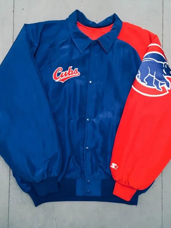 1990s Chicago Cubs Coachs Dugout Bomber Jacket