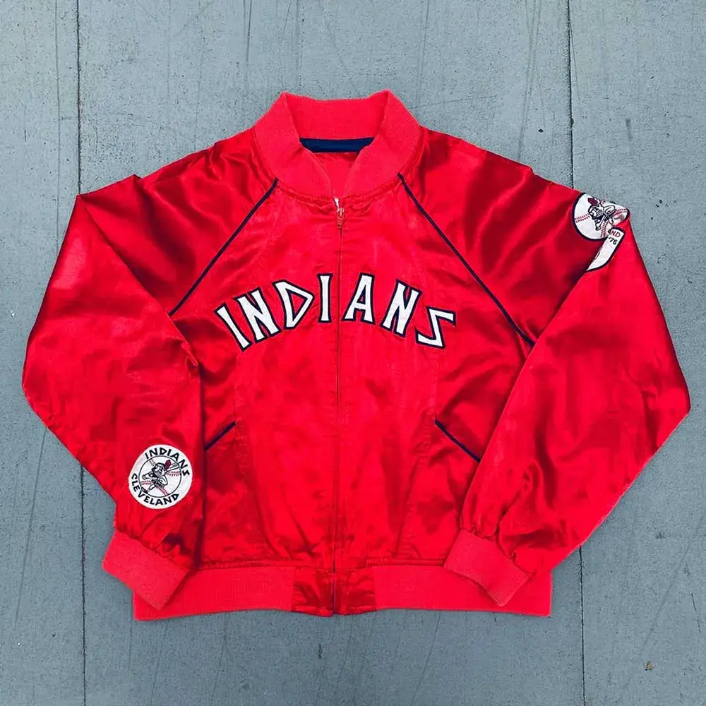 2000’s Cleveland Guardians Cooperstown Collection Bomber Jacket 2000’s Cleveland Guardians Cooperstown Collection Bomber Jacket