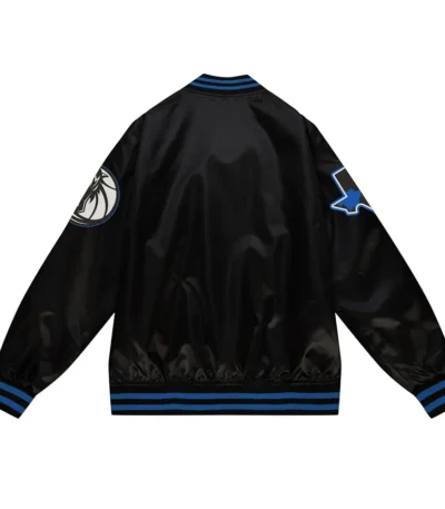 2023-24 Dallas Mavericks City Edition Black Satin Jacket