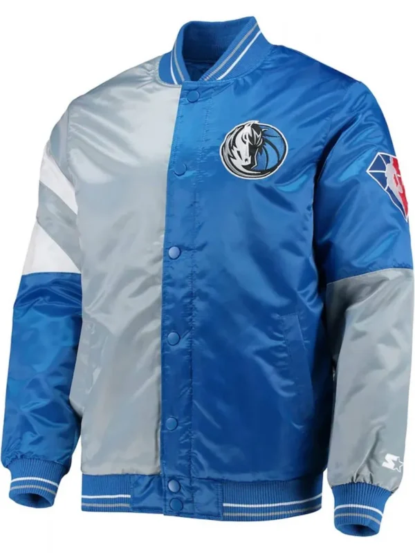 75th Anniversary Leader Dallas Mavericks Satin Color Block Jacket
