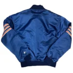 80s Chicago Bears Blue Satin Jacket