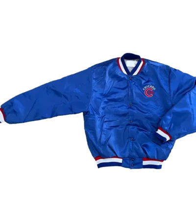 80s Chicago Cubs Blue Jacket