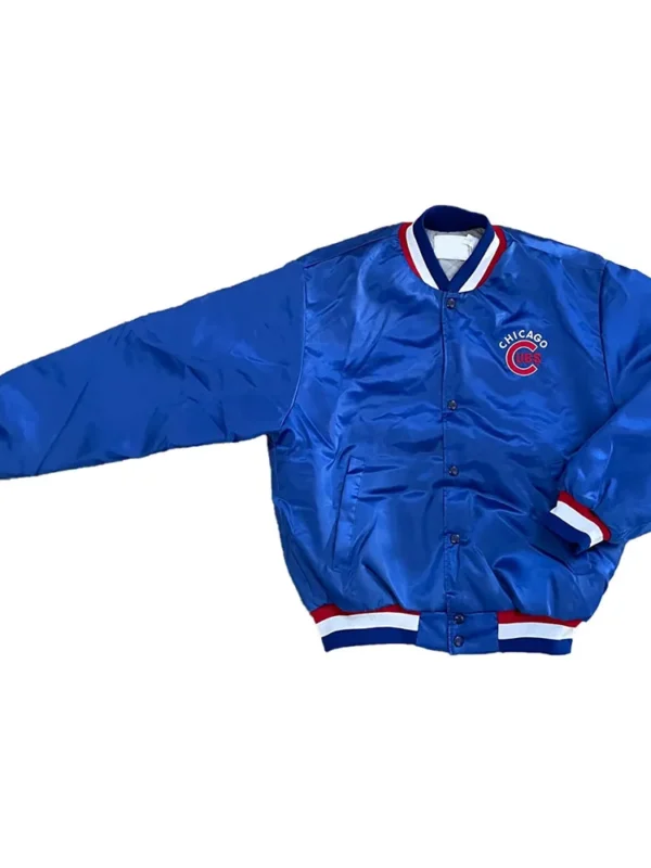 80s Chicago Cubs Blue Jacket