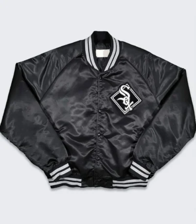 80’s Chicago White Sox Black Bomber Jacket