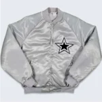 80s Dallas Cowboys Silver Bomber Jacket