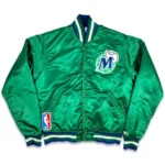 80?s Dallas Mavericks Green Bomber Jacket