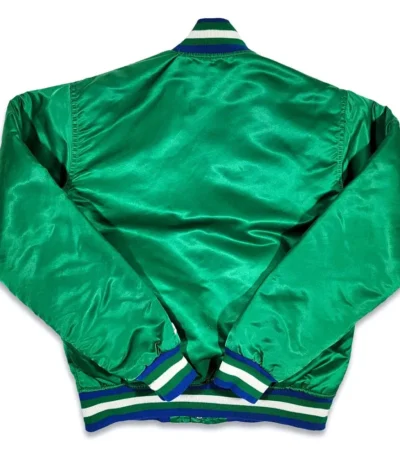 80?s Dallas Mavericks Green Bomber Jacket