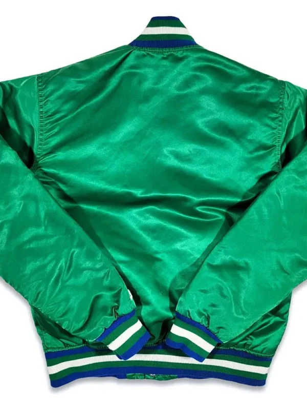 80?s Dallas Mavericks Green Bomber Jacket