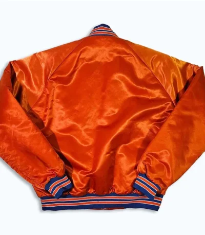 80s Denver Broncos Orange Bomber Jacket