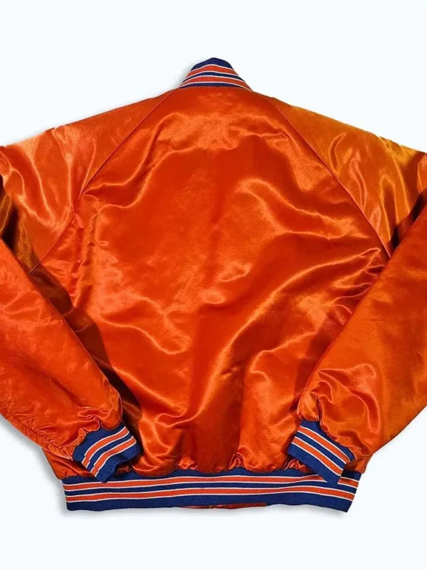 80s Denver Broncos Orange Bomber Jacket